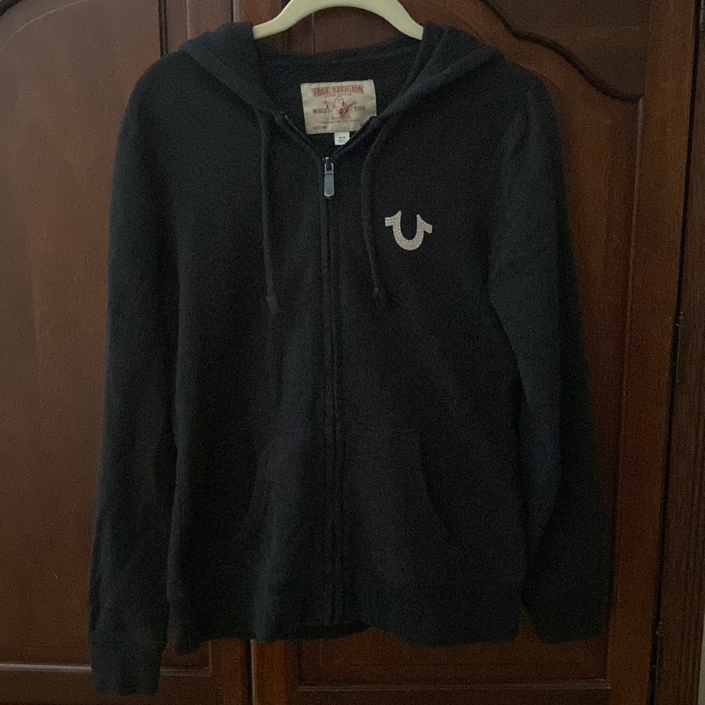 True Religion women’s zip up hoodie size M